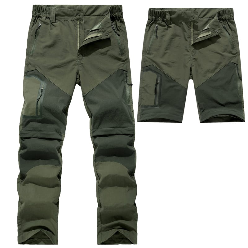 Men's Quick Dry Removable Sport Pant Outdoor Breathable Pantalones Hombre With Sashes Pockets Long Trousers Casual Cargo Pants