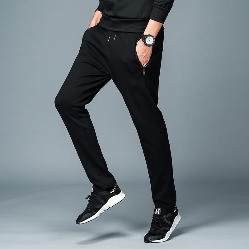 MRMT 2024 Brand New Style Men's Casual Self-cultivation Trousers Pants Pure Color Knitted Pants for Male Trousers