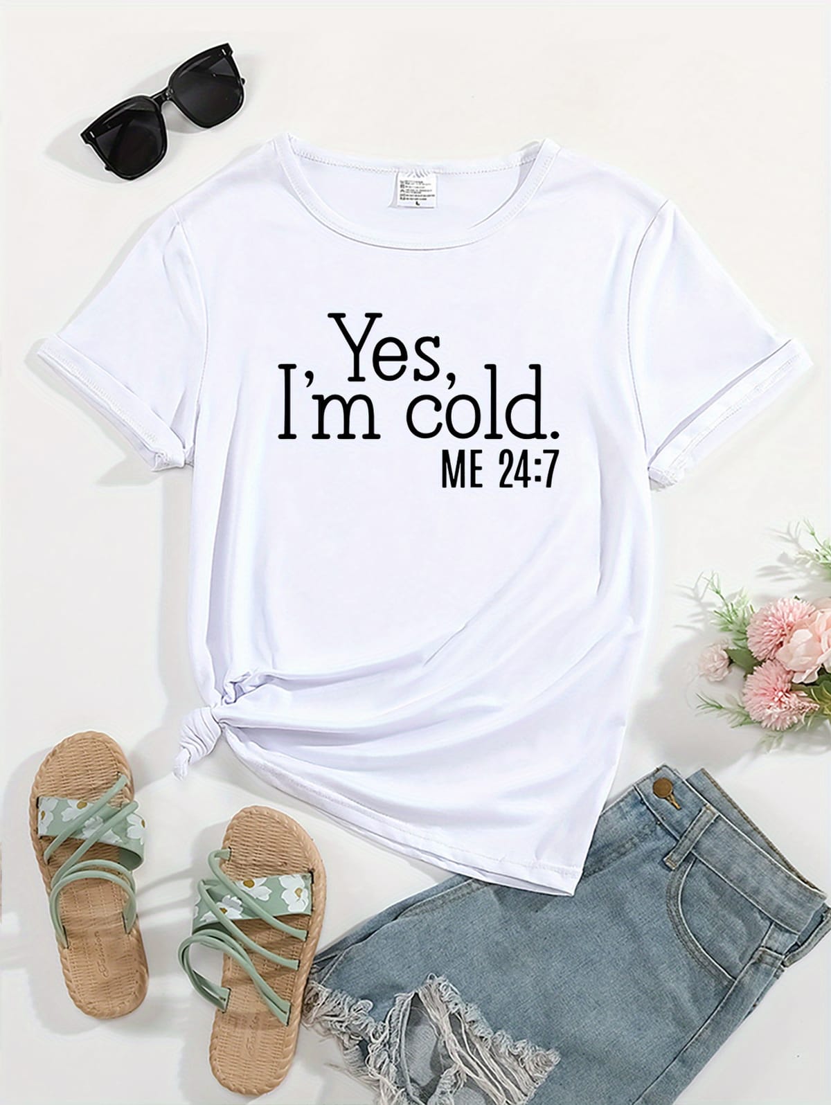 Letter Graphic Sports Tee, Round Neck Short Sleeves Running Casual T-shirt, Women's Activewear