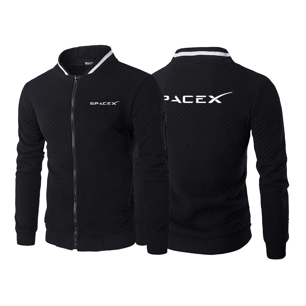 SpaceX Space X Logo 2023 Men's New Spring And Autumn High Quality Fashionable Printing Solid Color Pullover Casual Sweatshirts