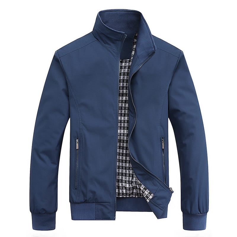 MRMT 2024 Brand New Men's Casual All Match Stand Up Collar Solid Color Fashion Slim Jacket Large Size Top Jacket