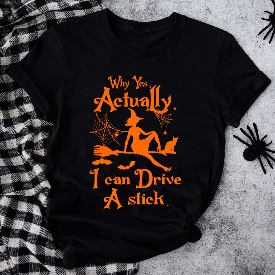 Women's Fun Halloween Pattern Fashion Print T-shirt Watercolor Cute 90s Women's Short Sleeve Women's Trend Plus Size T-shirt.