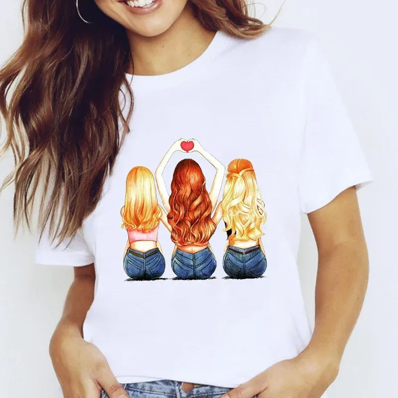 Women's Coffee Print Crew Neck Short Sleeve T-shirt Summer Cartoon Clothes Tops Aesthetic Clothes Graphic T Shirts