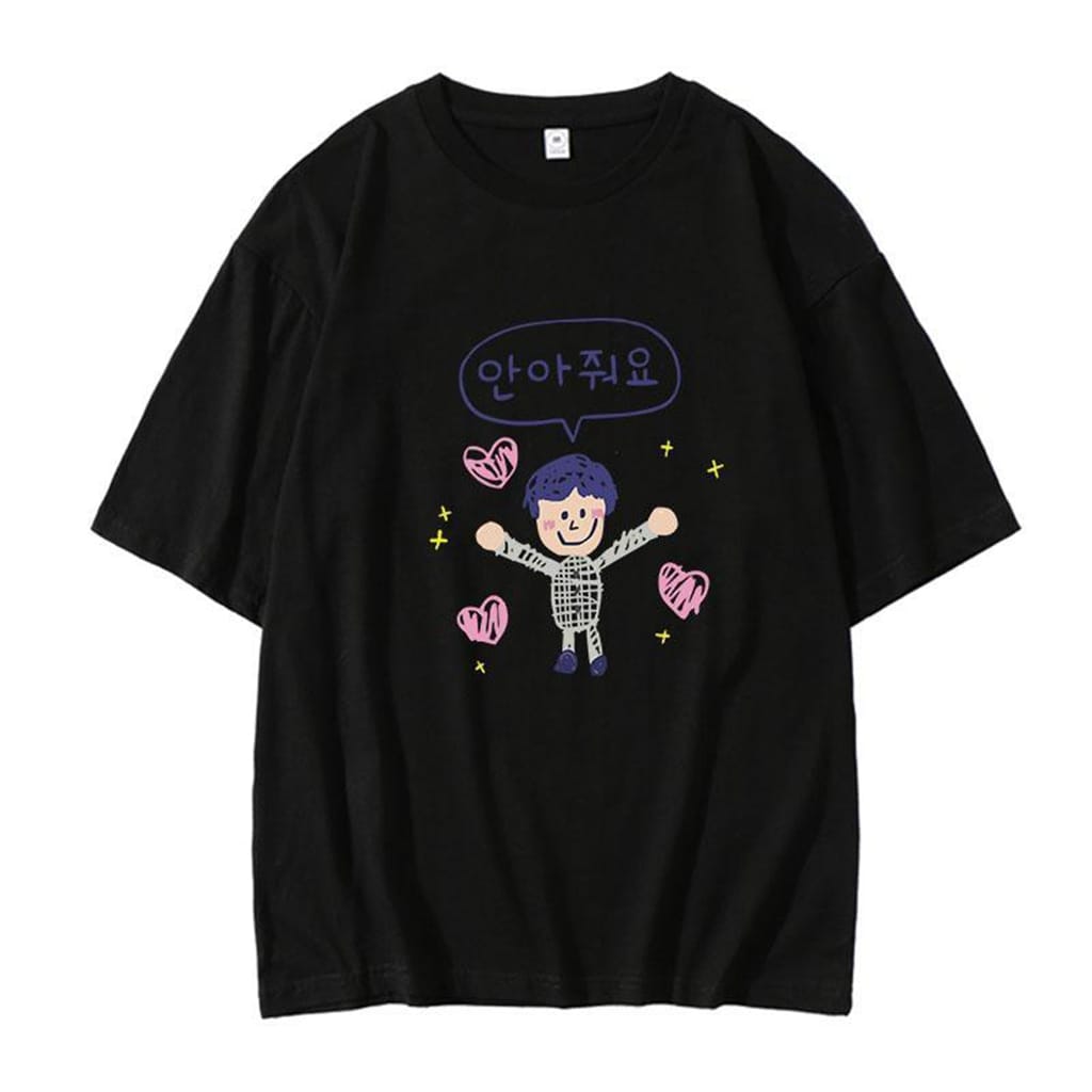 Y2K Summer cotton tops women's casual O-neck short-sleeved men's and women's fashion cotton T-shirts