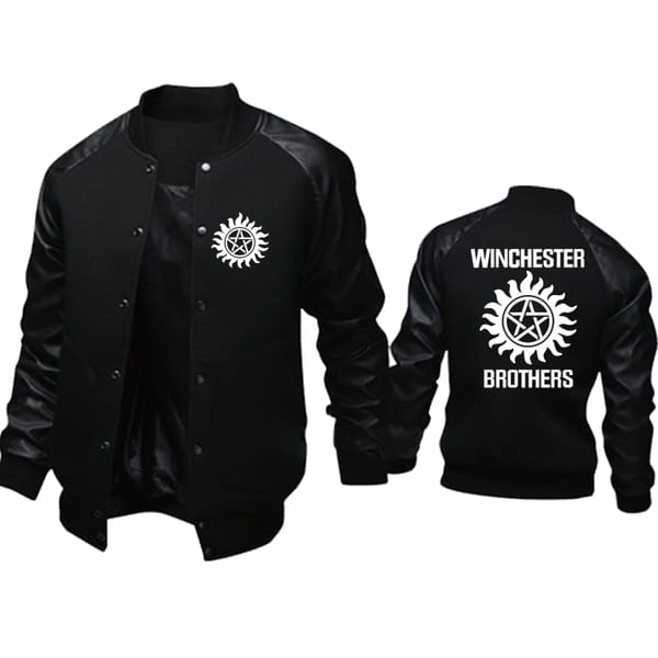 new spring autumn Supernatural Men's pullover Winchester Bros Harajuku high quality Cotton Casual Men's Jacket Wear
