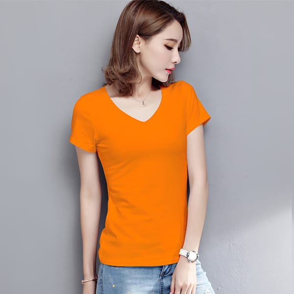 S-5XL Women's Cotton T-shirt Summer 2024 New Casual Elasticity O-neck Short-sleeve Slim Bottom T-shirt Girl's Tops Tees Female
