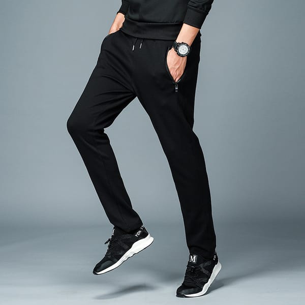 MRMT 2024 Brand New Style Men's Casual Self-cultivation Trousers Pants Pure Color Knitted Pants for Male Trousers