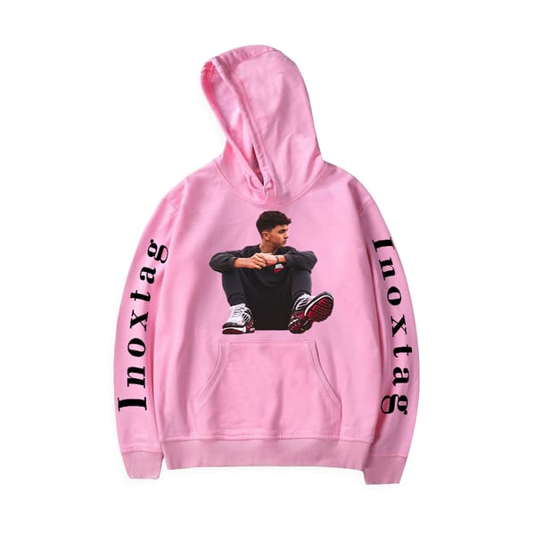 Inoxtag Men's Hoodies Sweatshirts Leisure Pullover for Male Long Sleeve Hooded Sweatshirt Hipster Streetwear Casual Sportswear