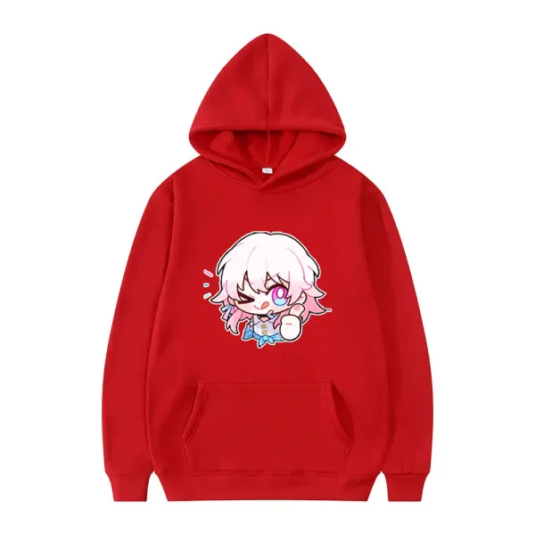 Honkai: Star Rail Series Harajuku Hoodie Cartoon Character March 7 Kawaii  Autumn/winter Korean Men's and Women's Sweatshirts