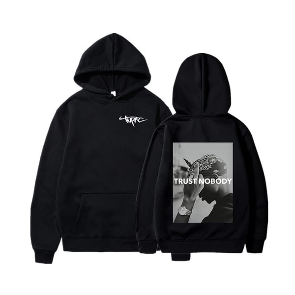 2023 2PAC Hoodie Rapper TUPAC Printed Fashion Street Men's and Women's Sweatshirts Hoodies Harajuku Hip-hop Pullovers Sportswear