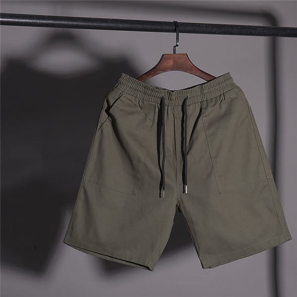 Spring Summer New Fashion Elegant High Waist Shorts Clothing Casual Versatile Western Commuting Loose Youth Solid Men's Pants