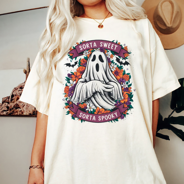 Printed Casual T-Shirt Fashionable Retro Daily Summer Round Neck Short Sleeved Harajuku Casual Style Halloween Women's Fun Top