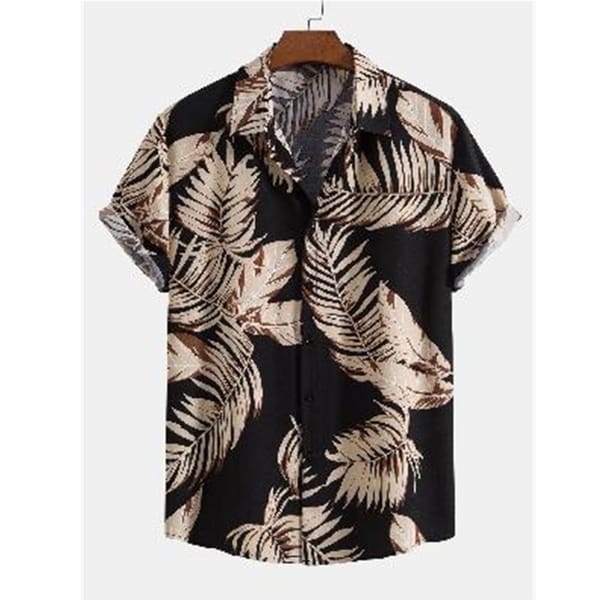 Men's Casual Shirt Hawaiian Shirt Men Summer 3d Print Casual Short Sleeved Shirt For Men Clothing Breathable Shirts