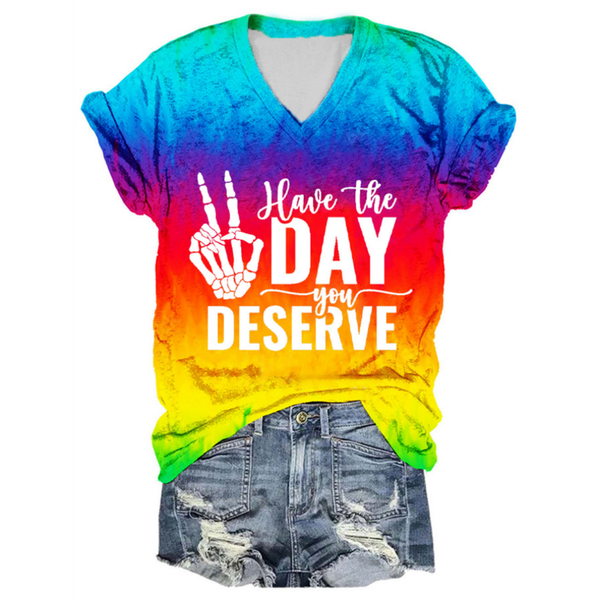 Women's T-Shirt 3d Printed T-Shirt Cute Finger Design Harajuku Casual Loose Short Sleeved Top Trend Retro Women's Clothing