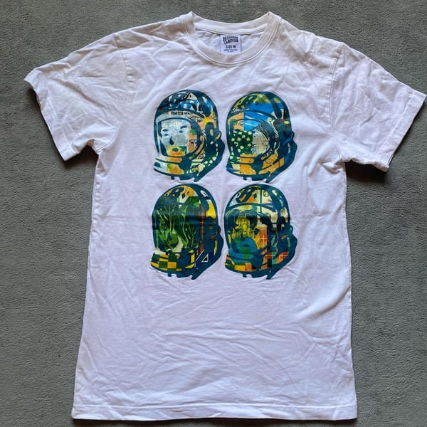 Summer Funny Helmet Printed Cotton LooseT-Shirts Harajuku Casual for Men's and Women's Tops Classic Retro Short- Sleeve Y2K