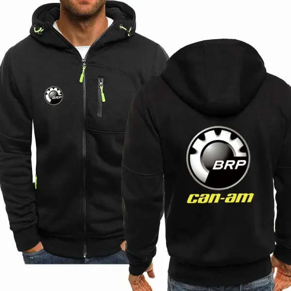 2023 New Spring Autumn Brp Can-am Hoodied Men's Fashion Long Sleeve Zipper Cotton Hip-Hop Harajuku Hoody Casual Jacket