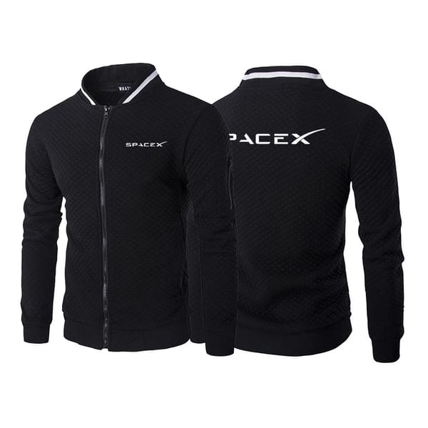 SpaceX Space X Logo 2023 Men's New Spring And Autumn High Quality Fashionable Printing Solid Color Pullover Casual Sweatshirts