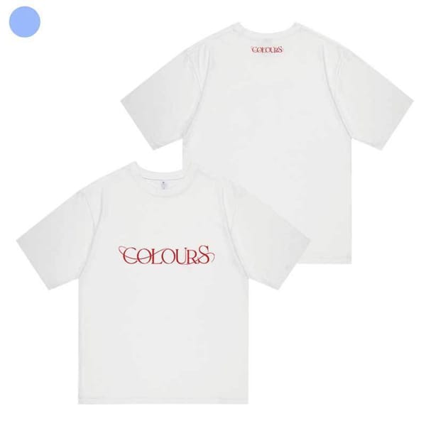 Summer women's tops MAMAMOO 2024 COLOURS letter print O-neck short-sleeved cotton T-shirt for men casual Harajuku T-shirt