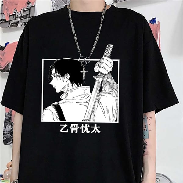 Anime Yuta Okkotsu Graphic T Shirt Men's Women's Fashion Crew Neck Shirts Casual Streetwear Harajuku Cool T Shirt