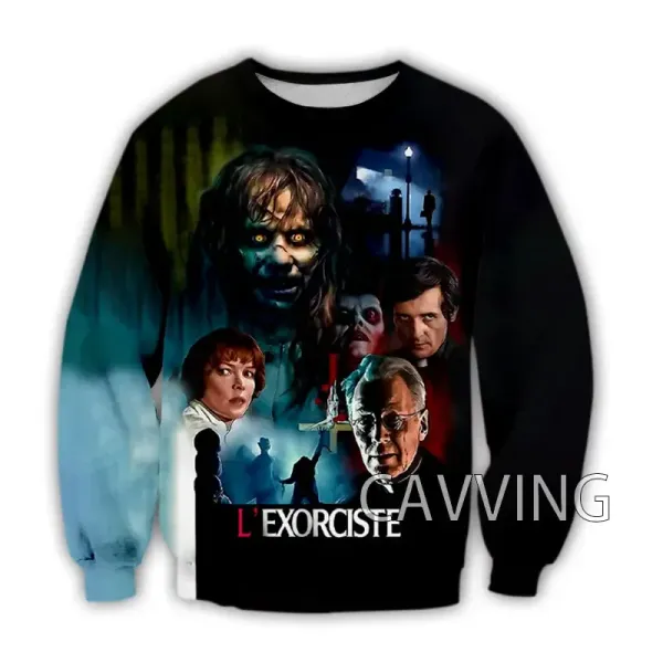 New Fashion Women/Men's 3D Print The Exorcist  Crewneck Sweatshirts Harajuku Styles Tops Long Sleeve Sweatshirts  H02