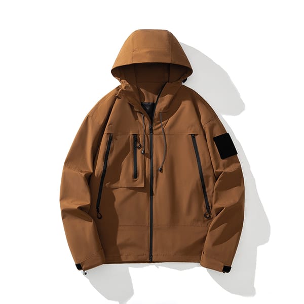 2024 Spring and Autumn Trend Couple Outdoor Waterproof Jacket Men's Functional Wind Joger Cargo Coats