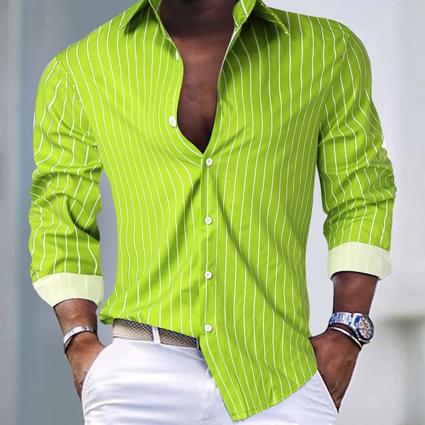Fluorescent Quick Drying Breathable Business Casual Top Temperament And Personality Clothing Men's Long Sleeved Polo Shirt MB12