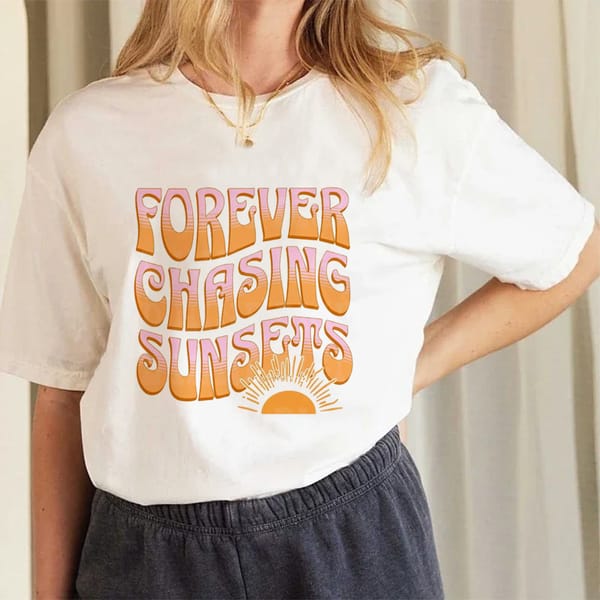 Retro Sumer90s Trendy Letter Printed Fashionable Short Sleeved Clothing for Women's Summer Patterns Casual T-Shirt Clothing