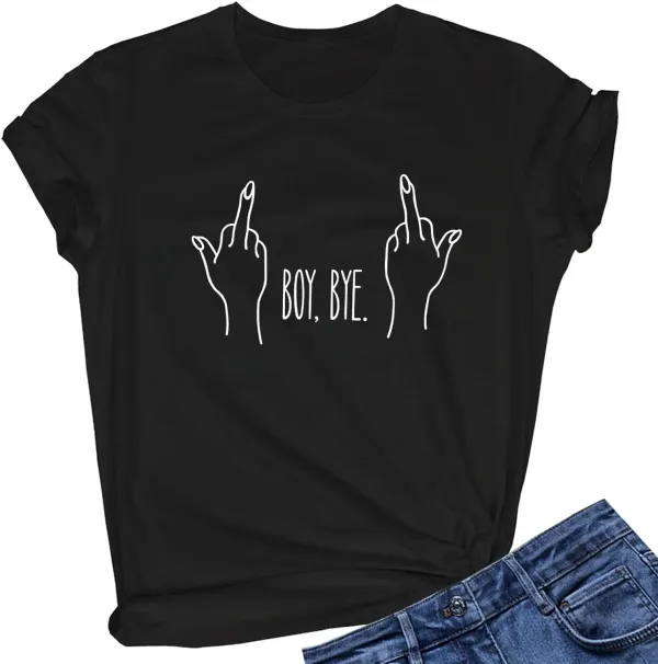 LOOKFACE Women's Cute T Shirt Junior Tops Teen Girls Graphic Tees