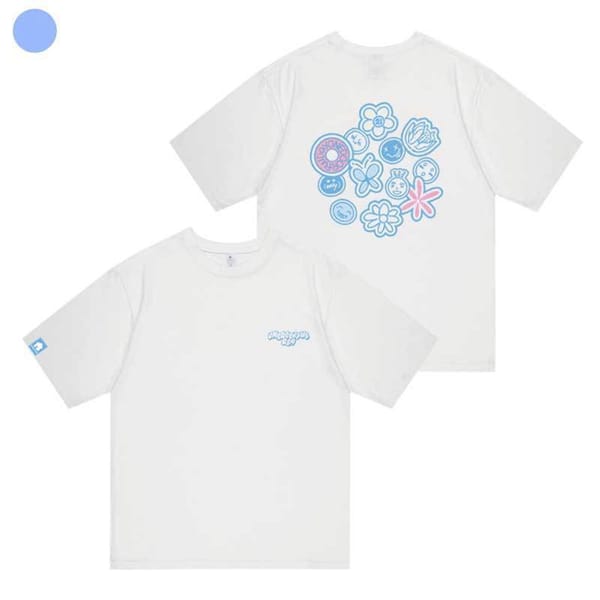 BOYNEXTDOOR 2024FM letter printed T-shirt women's summer O-neck short-sleeved clothing for men and women cotton tops