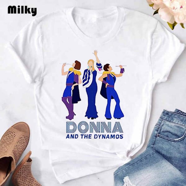 Donna And The Dynamos Graphic Women'S T-Shirt Music Singer Print Tee Shirt Femme Fashion Femme Tshirt Hip Hop Tee Shirt 2023
