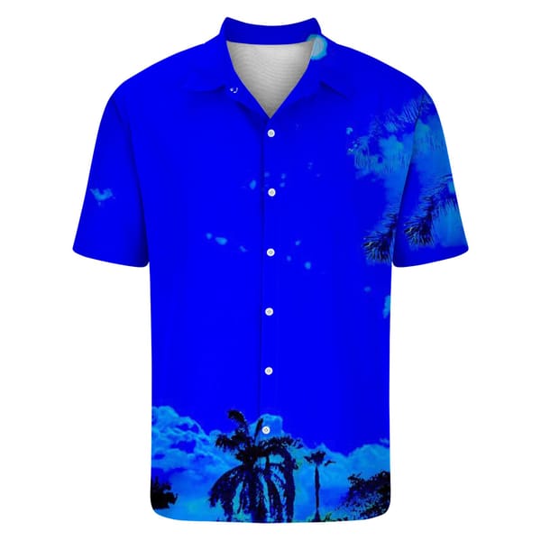 Men'S Vacation Style Shirts Summer Hawaiian Printed Short Sleeve Lapel Shirts Daily Casual Fashion Single-Breasted Shirts