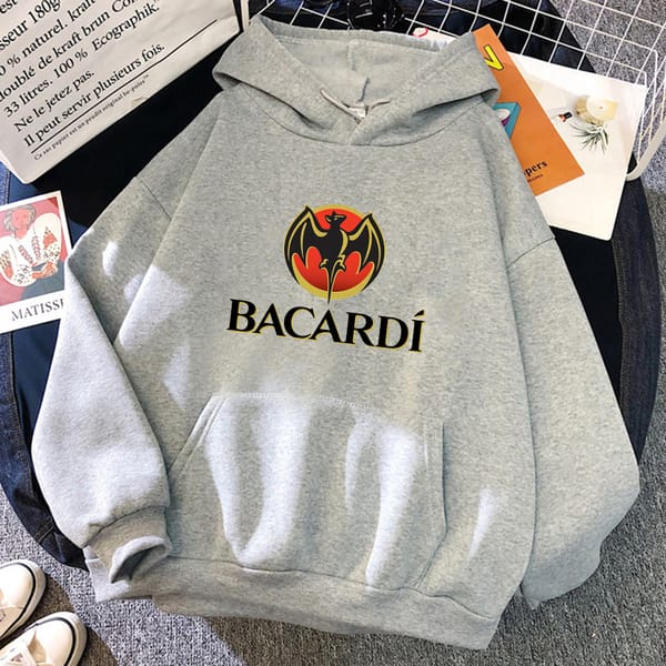 Bacardi Logo Dead Boys Hoodies Long Sleeve Bacardi Punk Dead Boys Rum Men's And Women's Sportswear Autumn Hoodie