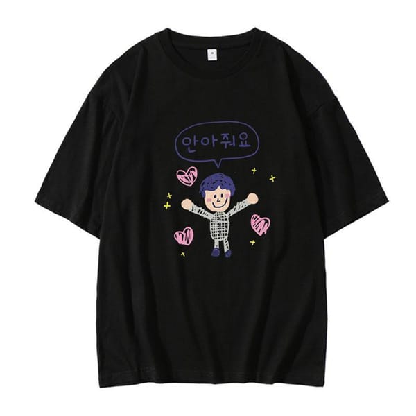 Y2K Summer cotton tops women's casual O-neck short-sleeved men's and women's fashion cotton T-shirts