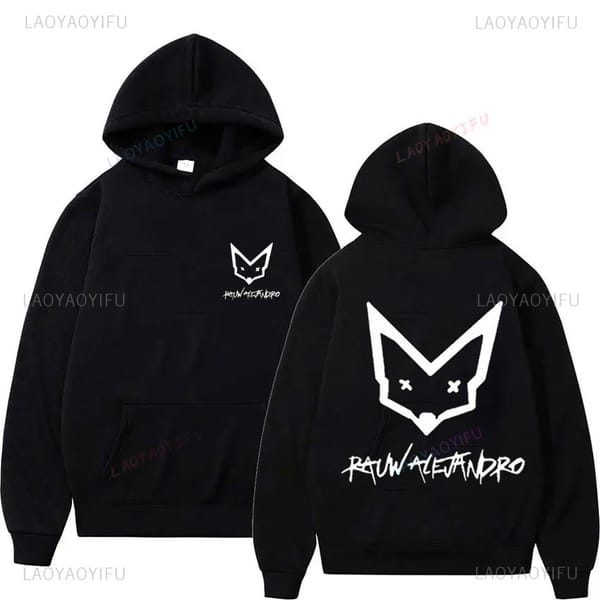 Fashion Rauw Alejandro Printed Men's Hoodies Casual Harajuku Streetwear Hipster Women Hoodie Fashionable Casual Sports Top